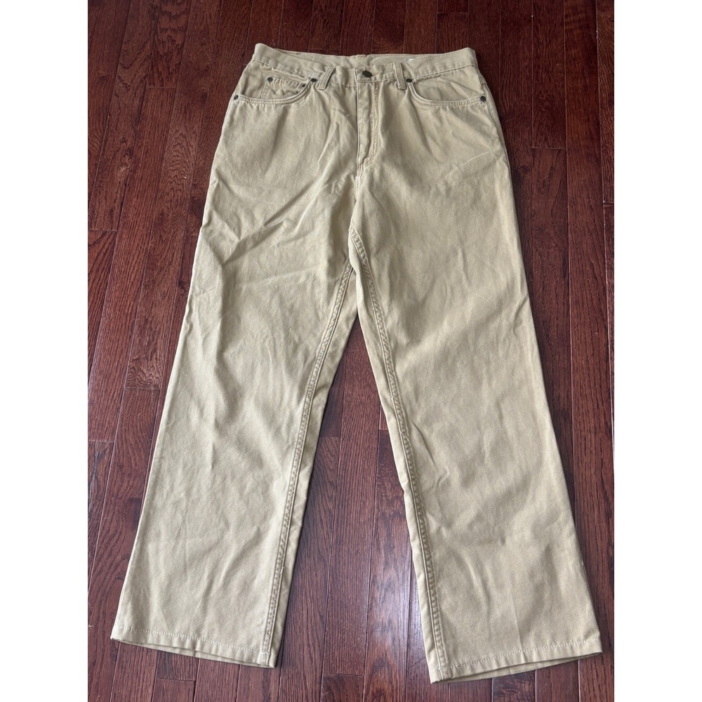 Bills Khakis Mens 33x29 Tan Cotton Canvas 5 Pocket Pants Made USA